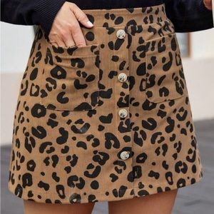 NWOT Corduroy Plus Size Skirt